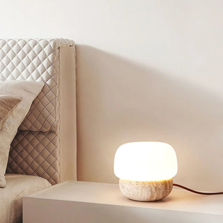 Round-Doudou-Travertine-Table-Lamp-Vidirlighting3_7 - Vidirlighting