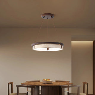 Round-Orbit-Travertine-Chandelier-Vidirlighting3_4 - Vidirlighting