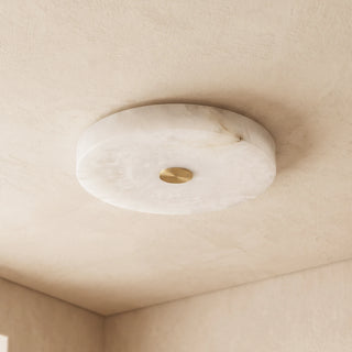 Round Sophie Alabaster Ceiling Lamp