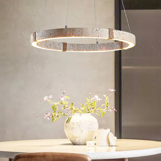 Round-Travertine-Dainolite-Chandelier-Vidirlighting3_9 - Vidirlighting