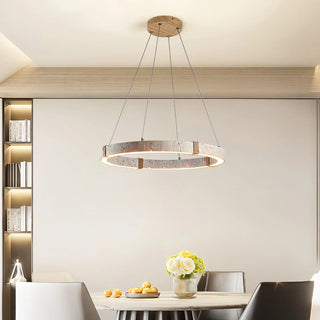 Round-Travertine-Dainolite-Chandelier-Vidirlighting3_11 - Vidirlighting