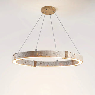 Round-Travertine-Dainolite-Chandelier-Vidirlighting3_2 - Vidirlighting