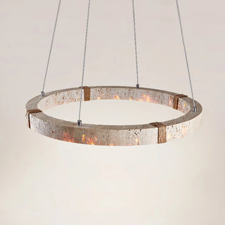Round-Travertine-Dainolite-Chandelier-Vidirlighting3_5 - Vidirlighting