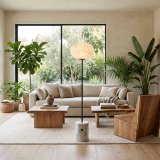 Sasso Alabaster Floor Lamp