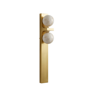 Selene Twin Alabaster Wall Sconce