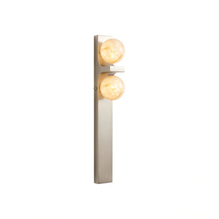 Selene Twin Alabaster Wall Sconce