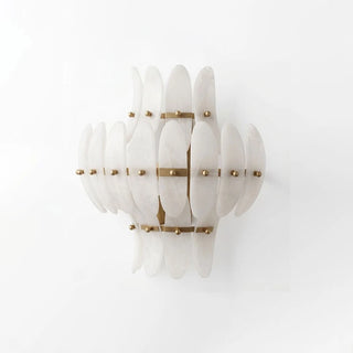 Seraphine Tiered Alabaster Petal Wall Sconce
