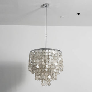 Shell Waterfall Oceana Tiered Chandelier