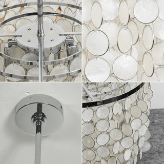 Shell Waterfall Oceana Tiered Chandelier