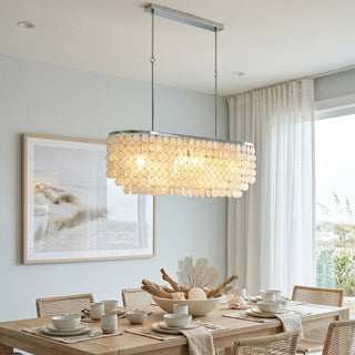 Shell Waterfall Oceana Tiered Chandelier