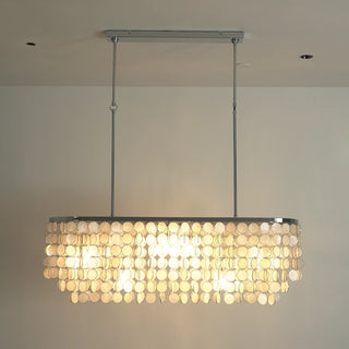 Shell Waterfall Oceana Tiered Chandelier