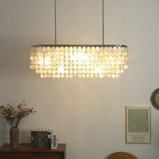 Shell Waterfall Oceana Tiered Chandelier