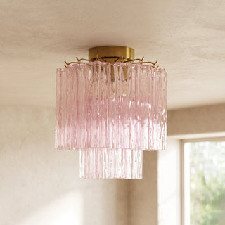 Solaine Tiered Glass Tube Ceiling Light