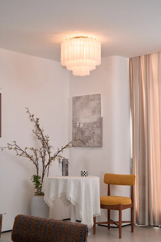 Solaine Tiered Glass Tube Ceiling Light