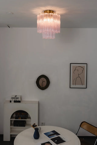 Solaine Tiered Glass Tube Ceiling Light
