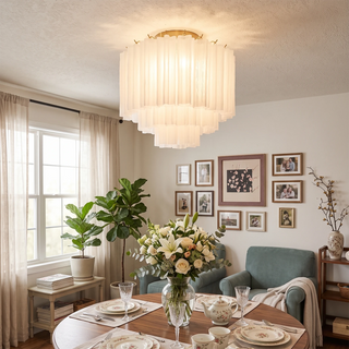 Solaine Tiered Glass Tube Ceiling Light