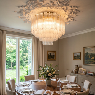 Solaine Tiered Glass Tube Ceiling Light