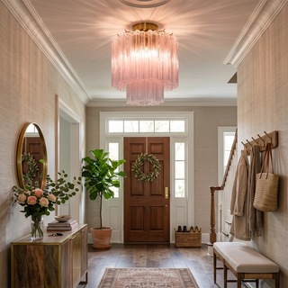 Solaine Tiered Glass Tube Ceiling Light