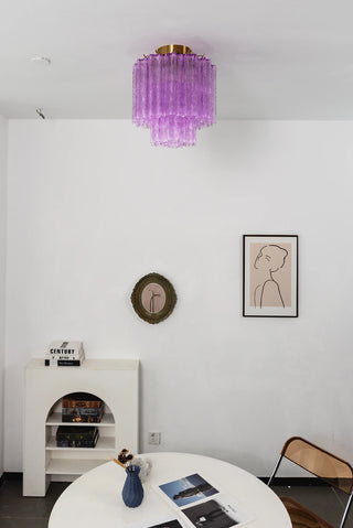 Solaine Tiered Glass Tube Ceiling Light