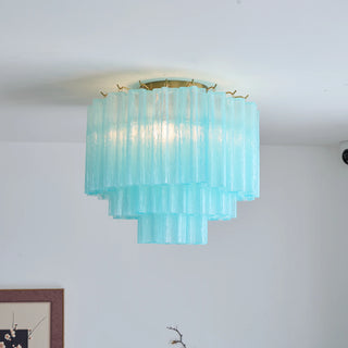 Solaine Tiered Glass Tube Ceiling Light