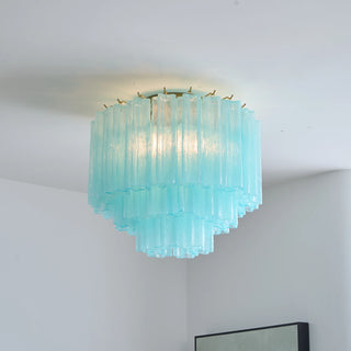 Solaine Tiered Glass Tube Ceiling Light