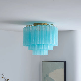 Solaine Tiered Glass Tube Ceiling Light