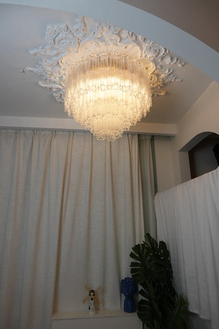 Solaine Tiered Glass Tube Ceiling Light