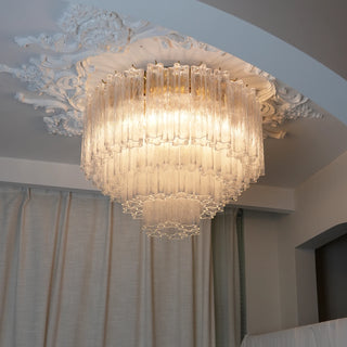 Solaine Tiered Glass Tube Ceiling Light