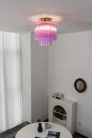 Solaine Tiered Glass Tube Ceiling Light