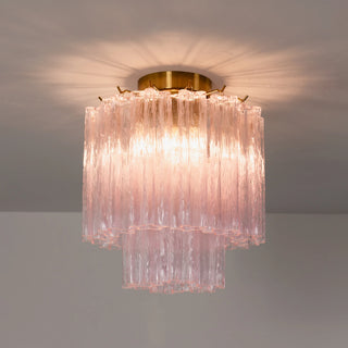 Solaine Tiered Glass Tube Ceiling Light