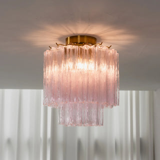 Solaine Tiered Glass Tube Ceiling Light
