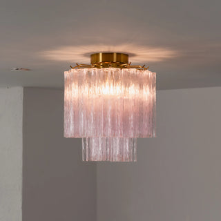 Solaine Tiered Glass Tube Ceiling Light