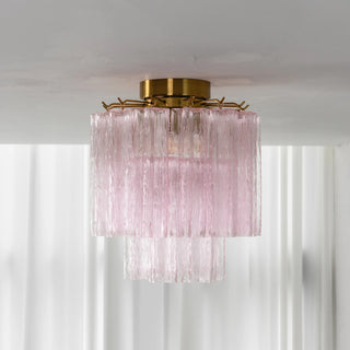 Solaine Tiered Glass Tube Ceiling Light