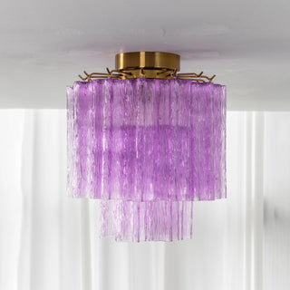 Solaine Tiered Glass Tube Ceiling Light