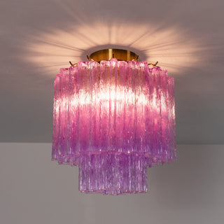 Solaine Tiered Glass Tube Ceiling Light