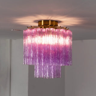 Solaine Tiered Glass Tube Ceiling Light