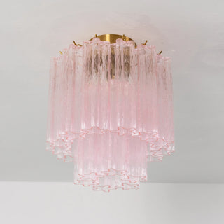 Solaine Tiered Glass Tube Ceiling Light