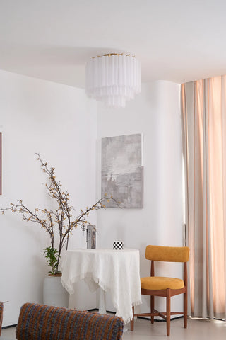 Solaine Tiered Glass Tube Ceiling Light