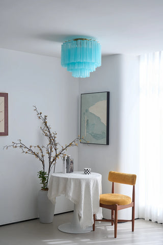 Solaine Tiered Glass Tube Ceiling Light