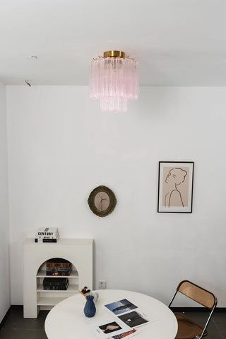 Solaine Tiered Glass Tube Ceiling Light