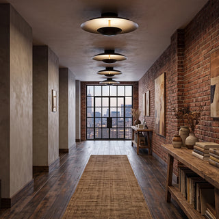 Solen Dish Flush Mount Ceiling Light