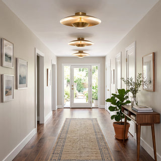 Solen Dish Flush Mount Ceiling Light