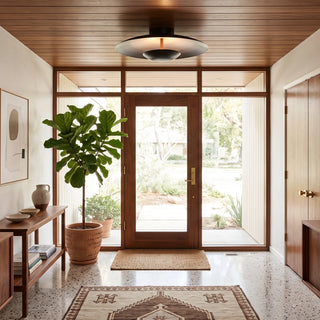 Solen Dish Flush Mount Ceiling Light