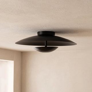 Solen Dish Flush Mount Ceiling Light