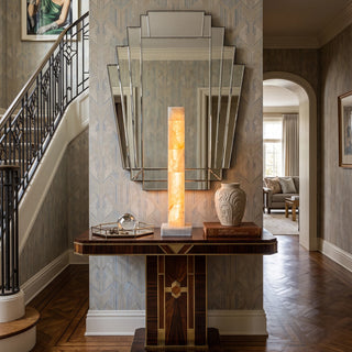 Solenne Alabaster Column Floor Lamp