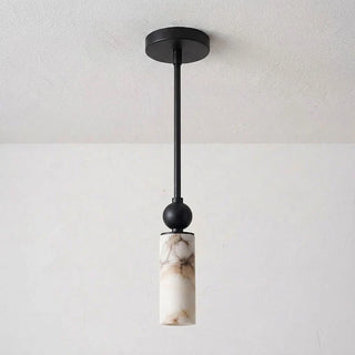 Solenne Alabaster Cylinder Pendant Light