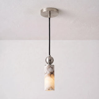 Solenne Alabaster Cylinder Pendant Light