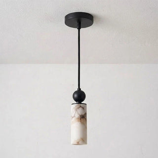 Solenne Alabaster Cylinder Pendant Light