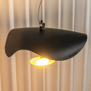 Solenne Gold Leaf Wave Pendant Light