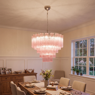 Addis Star-Shaped Glass Tubes Chandelier